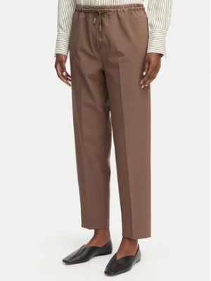 Marella Spodnie materiałowe Teso 2613131075 Brązowy Regular Fit