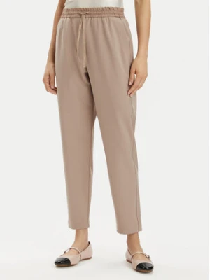 Marella Spodnie materiałowe Toast 2413131065 Beżowy Regular Fit