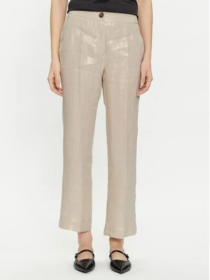 Marella Spodnie materiałowe Turbigo 2413131164 Beżowy Regular Fit