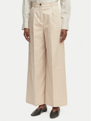 Marella Spodnie palazzo Aceri 2615131071 Beżowy Wide Leg