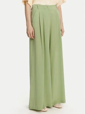 Marella Spodnie palazzo Sedia 2513131142 Zielony Wide Leg