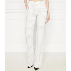 Marella Spodnie ULIVO | flare fit | z dodatkiem lnu