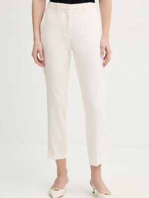 Marella spodnie z dodatkiem lnu MLMCARO