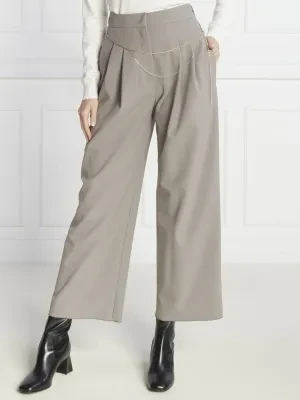 Marella Spodnie z paskiem FANTE | Regular Fit