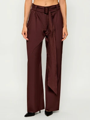 Marella Spodnie z paskiem MLLNAVILE | Relaxed fit