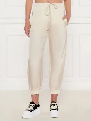 Marella SPORT Jedwabne spodnie jogger ABETAIA | Regular Fit