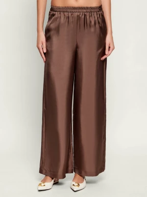 Marella SPORT Jedwabne spodnie MLMQUIZ | Relaxed fit