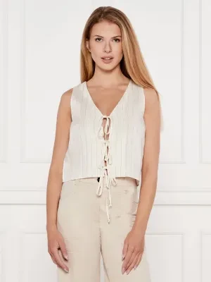 Marella SPORT Kamizelka ISOLANA | Relaxed fit | z dodatkiem lnu