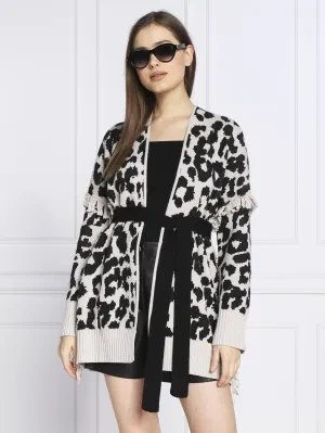 Marella SPORT Kardigan | Regular Fit | z dodatkiem wełny i kaszmiru