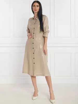 Marella SPORT Lniana sukienka BALIA