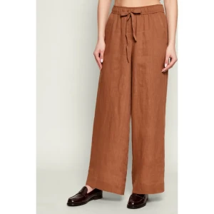 Marella SPORT Lniane spodnie MLSUOMO | Relaxed fit