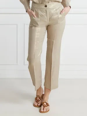 Zdjęcie produktu Marella SPORT Lniane spodnie TURBIGO | Regular Fit