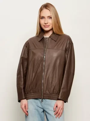 Marella SPORT Skórzana kurtka MLMVERTICE | Regular Fit