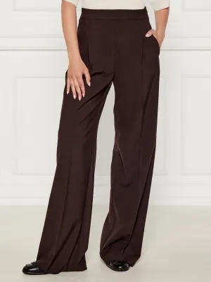 Marella SPORT Spodnie DIORAMA | Relaxed fit | z dodatkiem wełny