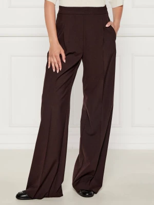 Marella SPORT Spodnie DIORAMA | Relaxed fit | z dodatkiem wełny