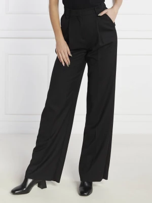 Marella SPORT Spodnie | Loose fit | z dodatkiem lnu