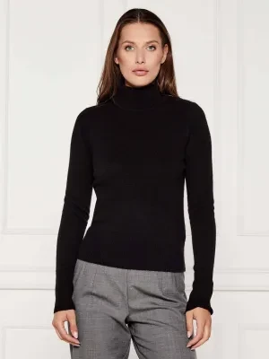 Marella SPORT Wełniany golf FIBRA | Slim Fit | z dodatkiem kaszmiru