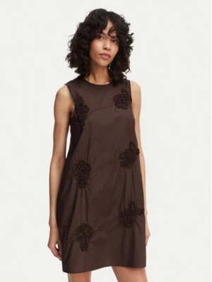 Marella Sukienka codzienna Barca 2613221302 Brązowy Regular Fit