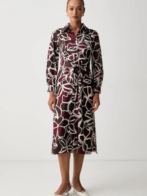 Marella sukienka Emme by Marella bordowy