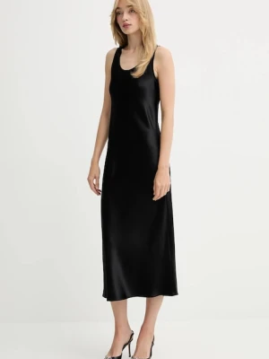 Marella sukienka Emme by Marella kolor czarny maxi prosta 2525226021200