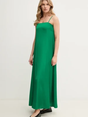 Marella sukienka Emme by Marella kolor zielony maxi rozkloszowana 2515221112200