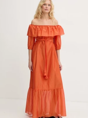 Marella sukienka hiszpanka z dodatkiem jedwabiu AEROSI