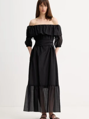 Marella sukienka hiszpanka z dodatkiem jedwabiu AEROSI