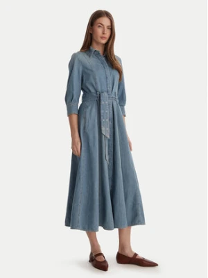 Marella Sukienka jeansowa Giambo 2613221024 Niebieski Regular Fit