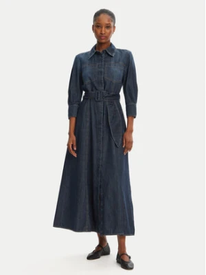 Marella Sukienka jeansowa Tartufo 2513221034 Granatowy Regular Fit