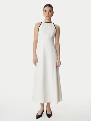 Marella Sukienka koktajlowa Sapore 2613221113 Écru Regular Fit