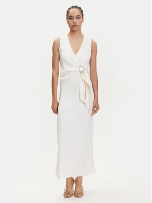 Marella Sukienka koktajlowa Titano 2513221053 Écru Regular Fit