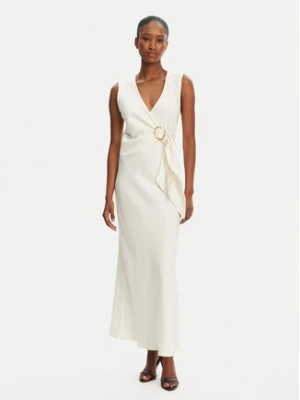 Marella Sukienka koktajlowa Titano 2513221053 Écru Regular Fit