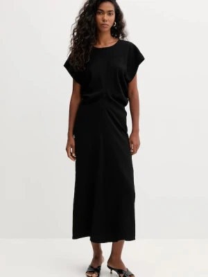 Marella sukienka kolor czarny maxi prosta 2523226023200