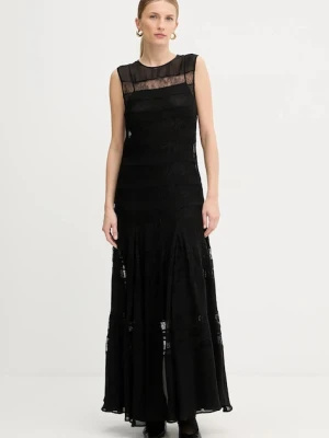 Zdjęcie produktu Marella sukienka kolor czarny maxi rozkloszowana 2523226012200