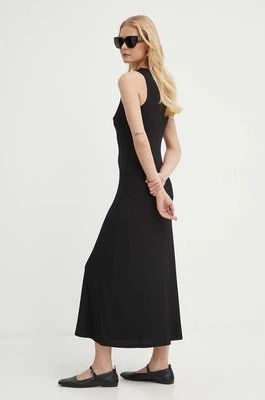 Marella sukienka kolor czarny midi rozkloszowana 2413621084200