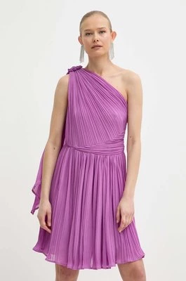 Marella sukienka kolor fioletowy mini rozkloszowana 2413221102200