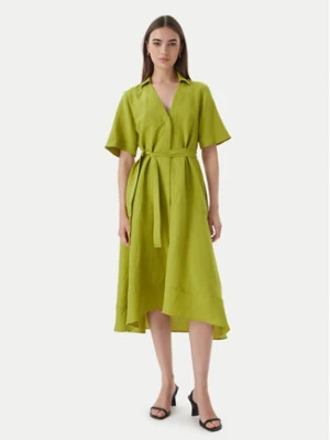 Marella Sukienka koszulowa Detto 2615221082 Zielony Regular Fit