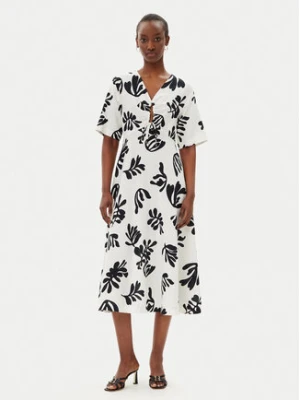 Marella Sukienka letnia Molise 2513221112200 Biały Regular Fit