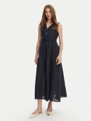 Marella Sukienka letnia Picchio 2513221064 Granatowy Regular Fit