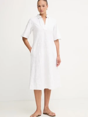 Marella sukienka letnia z dodatkiem lnu Emme by Marella
