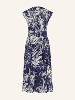 Marella Sukienka Z Dodatkiem Lnu blau