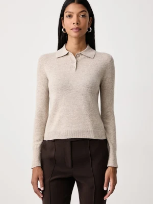 Marella sweter damski wełniany Emme by beżowy