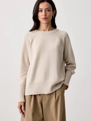 Marella sweter damski wełniany MLLBELLA beżowy