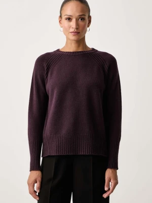 Marella sweter damski wełniany MLLBELLA fioletowy