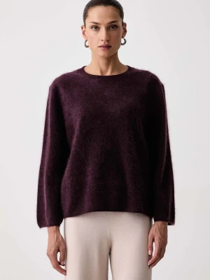 Marella sweter damski wełniany MLLVEZZOSO fioletowy