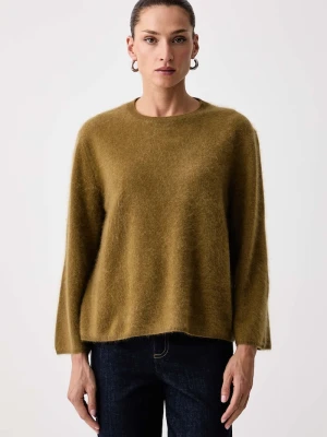 Marella sweter damski wełniany MLLVEZZOSO zielony