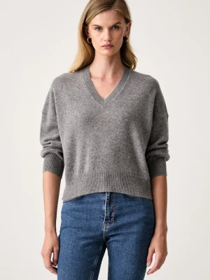 Marella sweter damski wełniany MLSEDITORE szary
