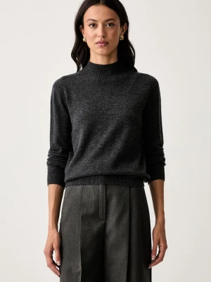 Marella sweter damski z dodatkiem kaszmiru Emme by Marella szary