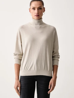Marella sweter damski z lyocellem MLLGESTO beżowy