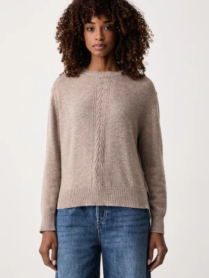 Marella sweter damski z wełną Emme by beżowy